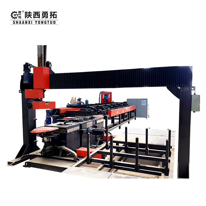 Linea di produzione intelligente di taglio, piegatura e aggancio